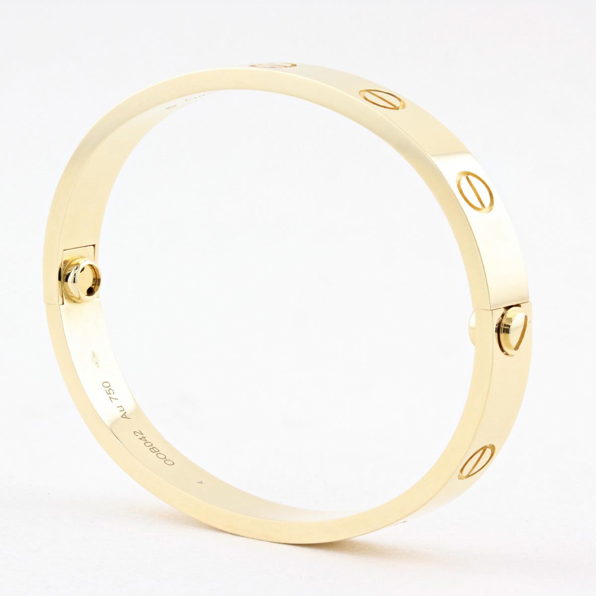Cartier Classic Yellow Gold Love Bracelet - Size 15