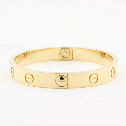 Cartier Classic Yellow Gold Love Bracelet - Size 15