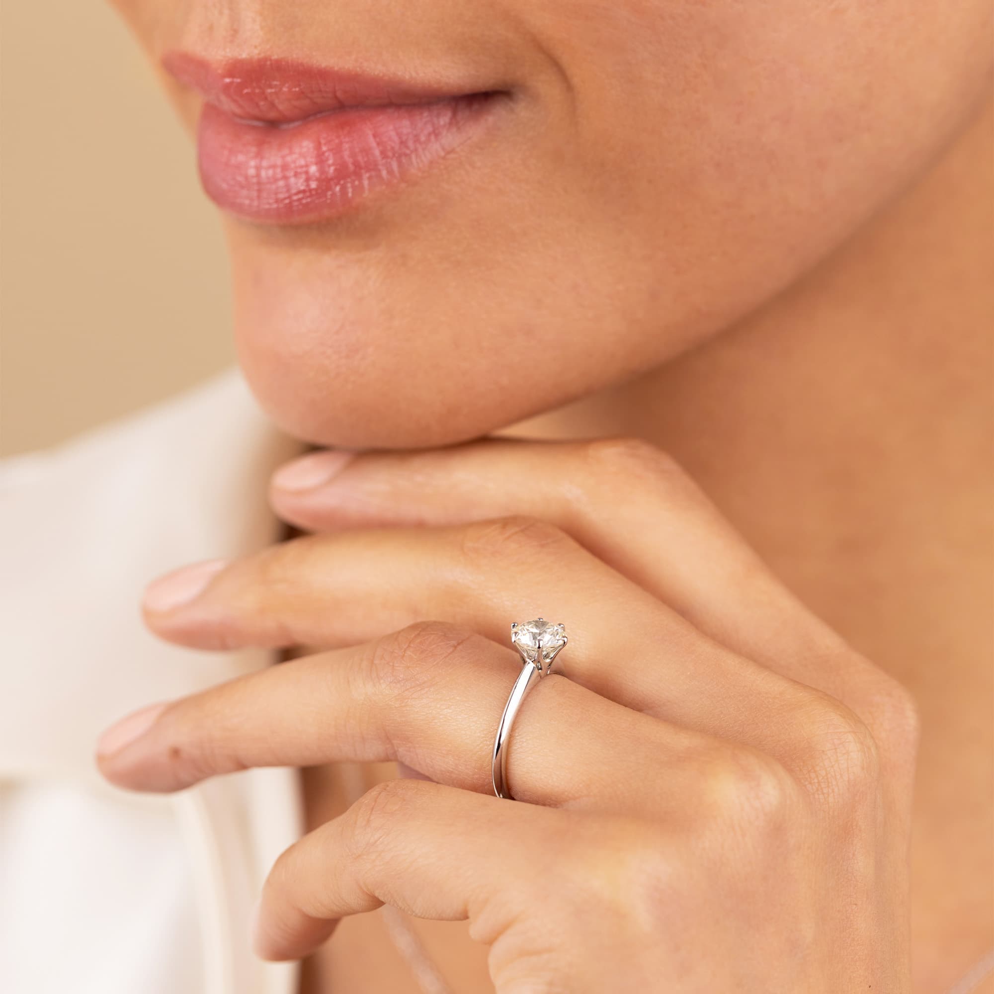 1.00ct Diamond Solitaire Engagement Ring