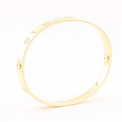 Cartier Classic Yellow Gold Love Bracelet - Size 17