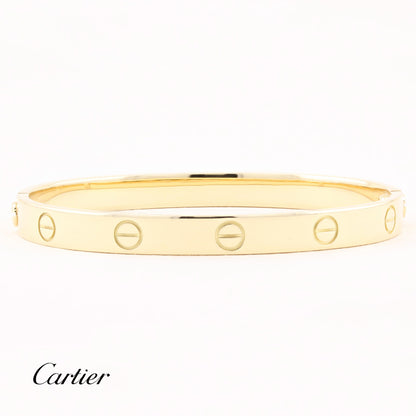 Cartier Classic Yellow Gold Love Bracelet - Size 17