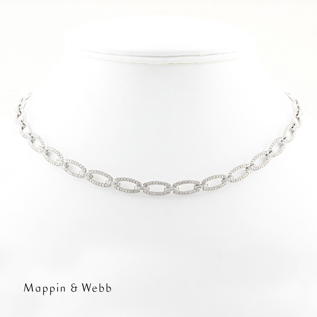 Mappin &amp; Webb Diamond Link Necklace