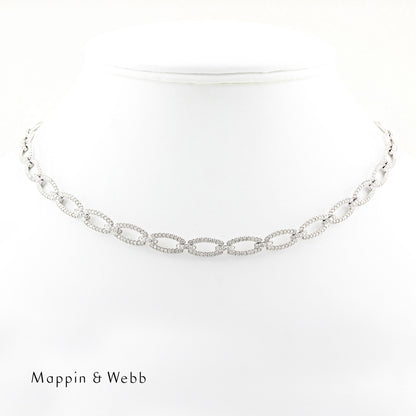 Mappin &amp; Webb Diamond Link Necklace