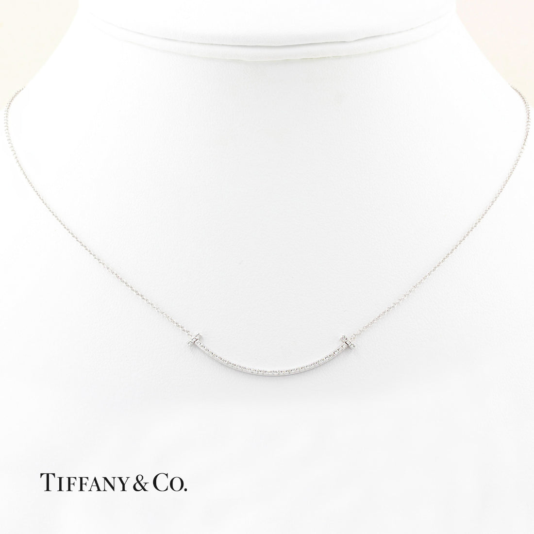 Tiffany T Diamond Smile Necklace