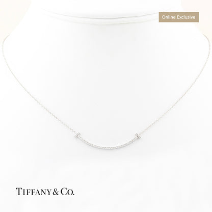 Tiffany &amp; Co. T Diamond Smile Necklace