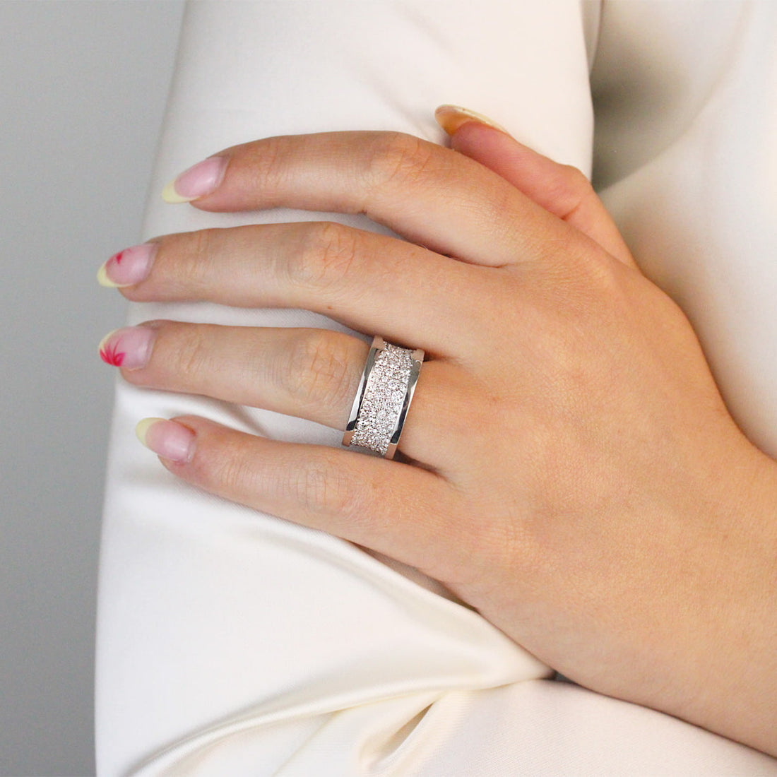 White Gold Bulgari B.Zero Diamond Ring