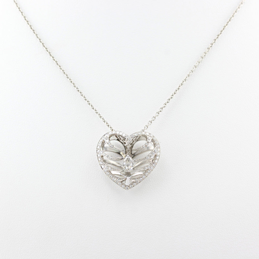Wint &amp; Kidd Diamond Heart Briolette Necklace