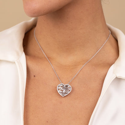 Wint &amp; Kidd Diamond Heart Briolette Necklace