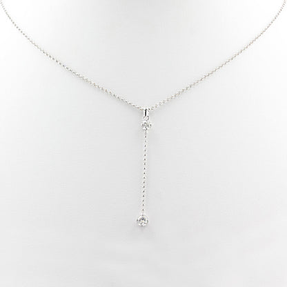David Morris Diamond Drop Pendant Necklace