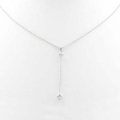 David Morris Diamond Drop Pendant Necklace