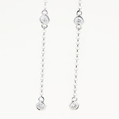 David Morris Diamond Drop Earrings