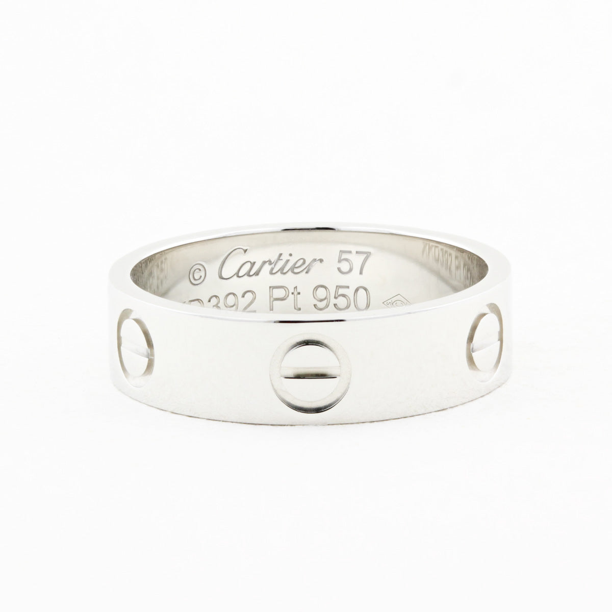 Platinum Cartier Love Ring