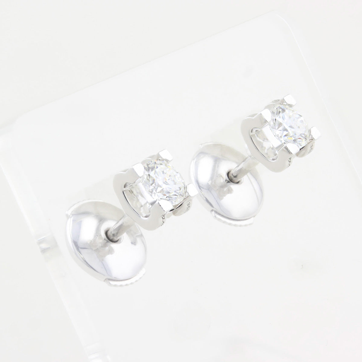 C de Cartier 0.46ct Diamond Stud Earrings