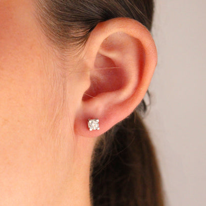C de Cartier 0.46ct Diamond Stud Earrings