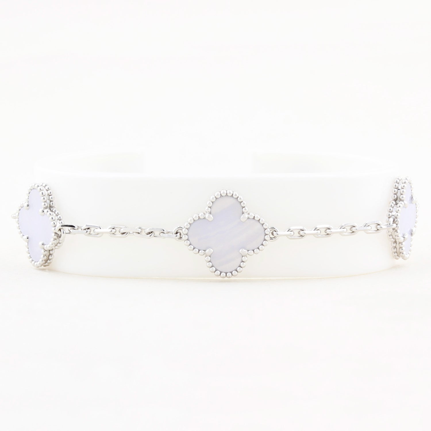 Van Cleef &amp; Arpels Vintage Chalcedony Alhambra Bracelet