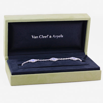 Van Cleef &amp; Arpels Vintage Chalcedony Alhambra Bracelet