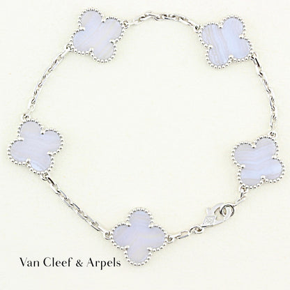 Van Cleef &amp; Arpels Vintage Chalcedony Alhambra Bracelet