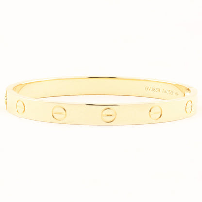 Cartier Classic Yellow Gold Love Bracelet - Size 16