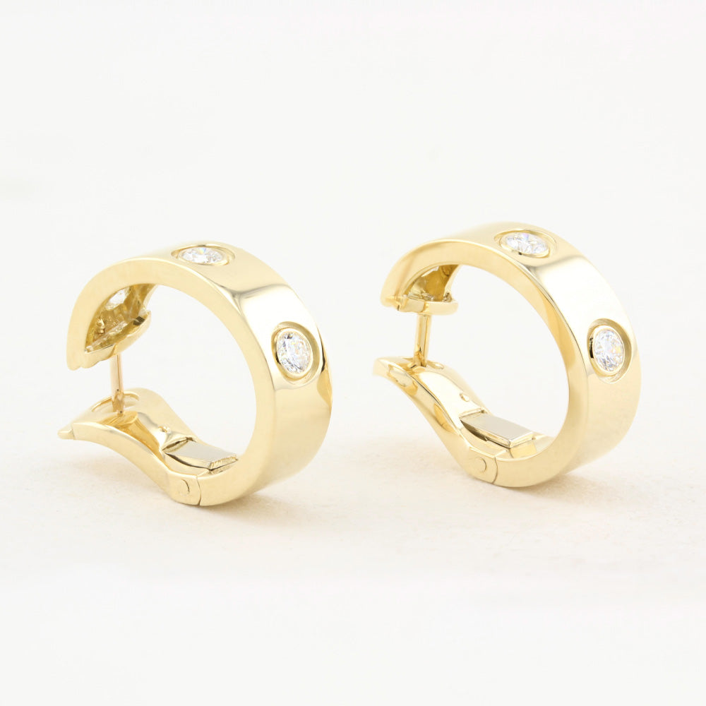 Cartier Diamond Love Hoop Earring