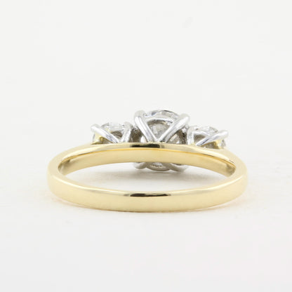 1.36ct Diamond Three Stone Engagement Ring