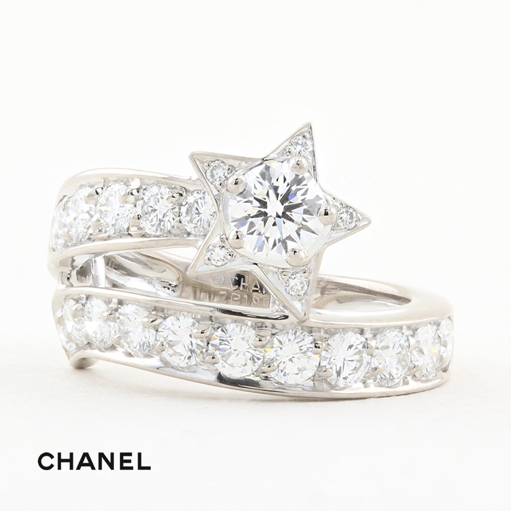 Vintage Chanel Diamond Comète Ring