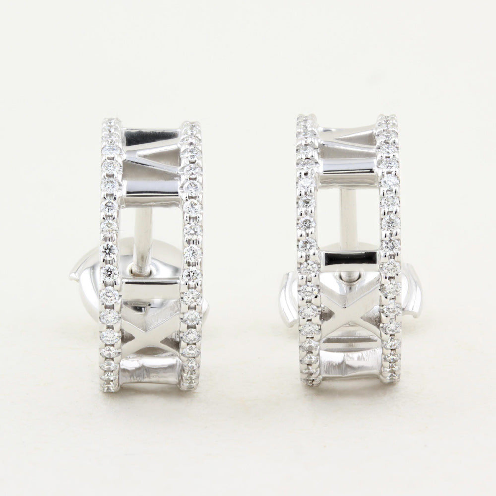 Tiffany &amp; Co. Diamond Atlas Hoop Earrings