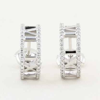 Tiffany Diamond Atlas Hoop Earrings