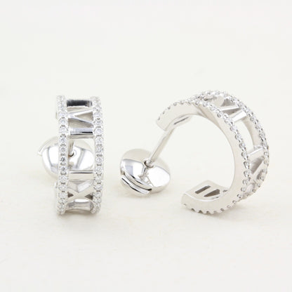 Tiffany Diamond Atlas Hoop Earrings