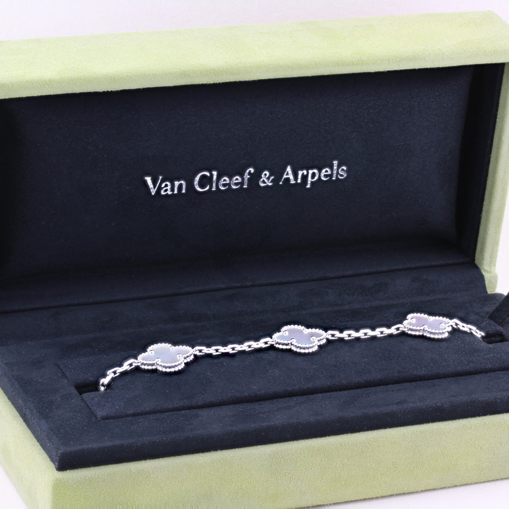 Van Cleef &amp; Arpels Mother of Pearl Alhambra Bracelet