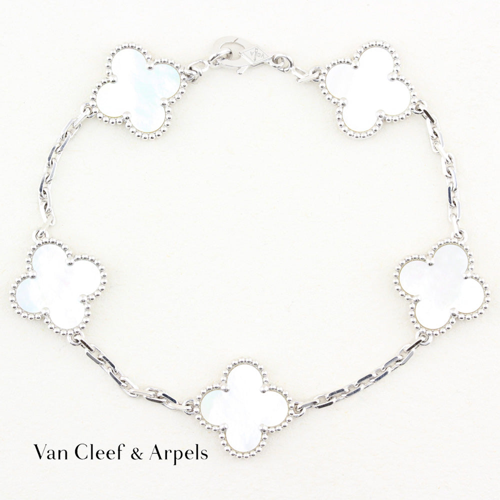 Van Cleef &amp; Arpels Mother of Pearl Alhambra Bracelet