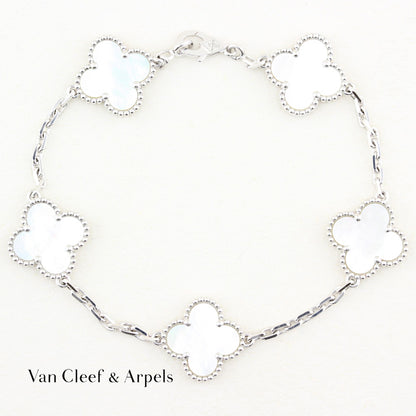 Van Cleef &amp; Arpels Mother of Pearl Alhambra Bracelet