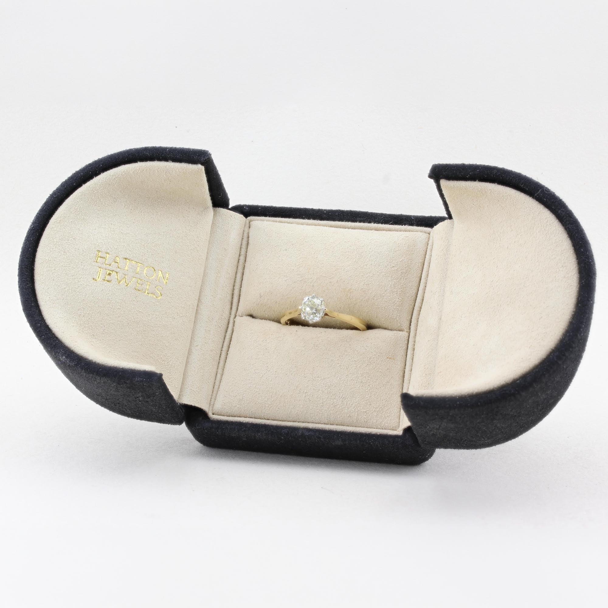 Vintage Old Cut Diamond Solitaire Ring