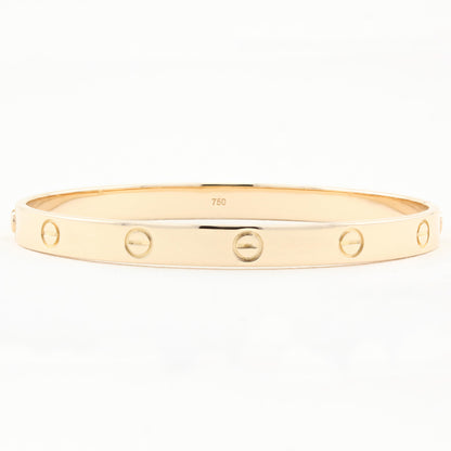 Cartier Classic Rose Gold Love Bracelet - Size 20