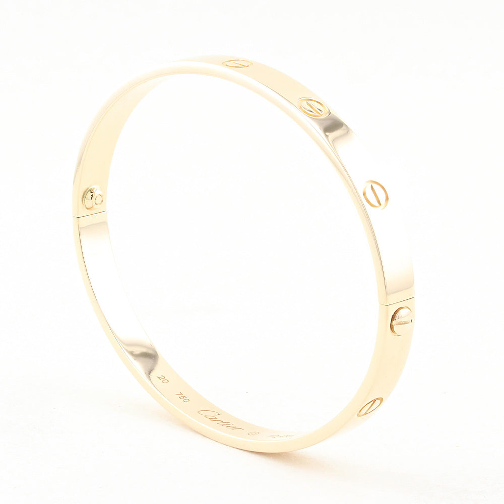 Cartier Classic Rose Gold Love Bracelet - Size 20
