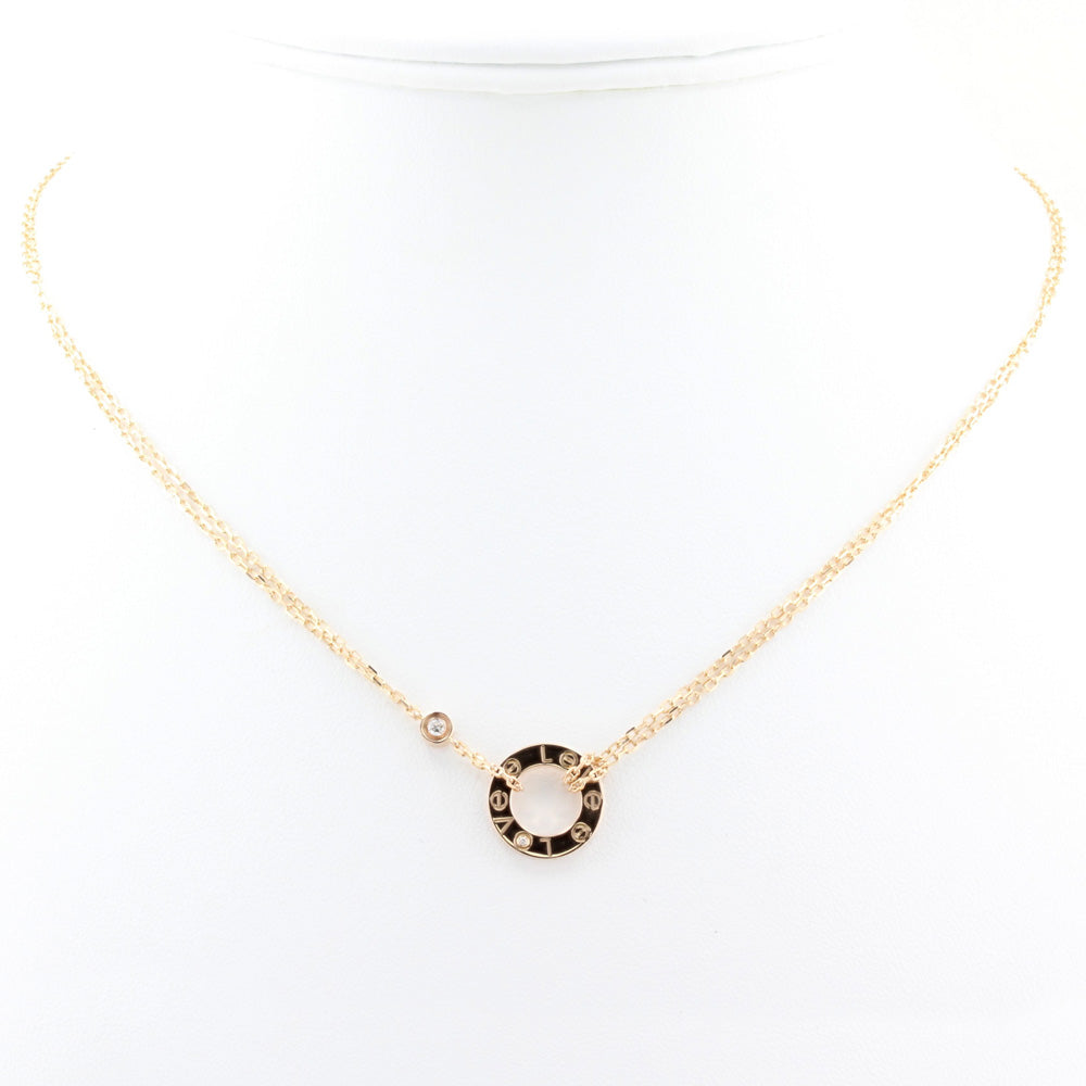Cartier Diamond Two Diamonds Love Necklace