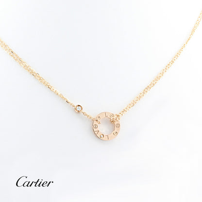 Cartier Diamond Two Diamonds Love Necklace