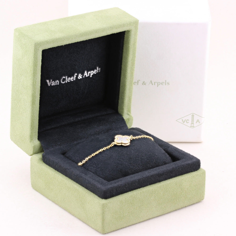Van Cleef and Arpels Mother of Pearl Sweet Alhambra Bracelet