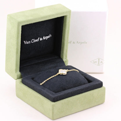 Van Cleef and Arpels Mother of Pearl Sweet Alhambra Bracelet