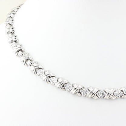 Tiffany &amp; Co. Diamond Signature X Necklace