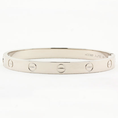 Cartier Classic White Gold Love Bracelet - Size 16