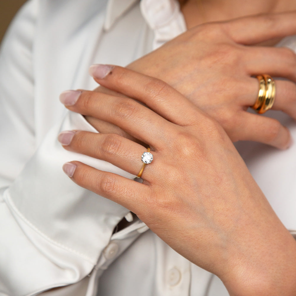 Diamond 1.15ct Solitaire Engagement Ring