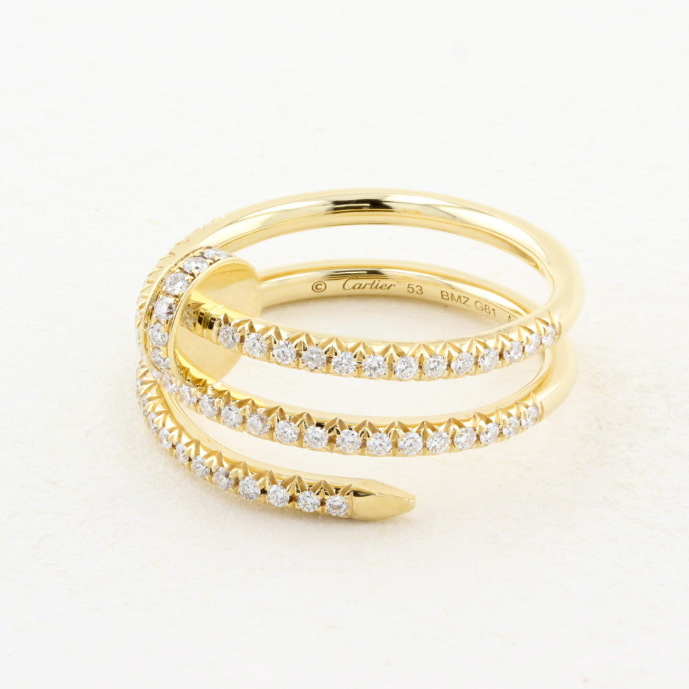 Cartier Juste Un Clou Diamond Semi-Paved Ring