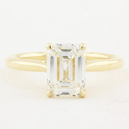 2.06ct Emerald Cut Diamond Solitaire Engagement Ring