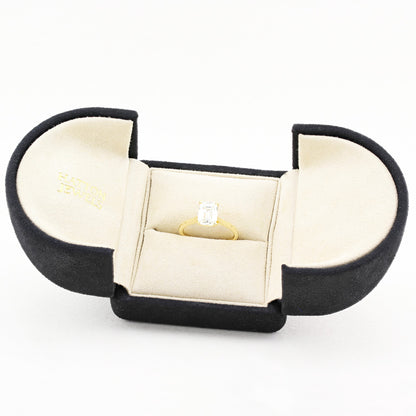 2.06ct Emerald Cut Diamond Solitaire Engagement Ring