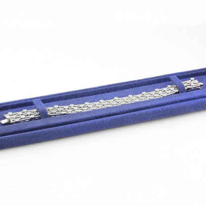 7.30ct Diamond Multi Row Bracelet