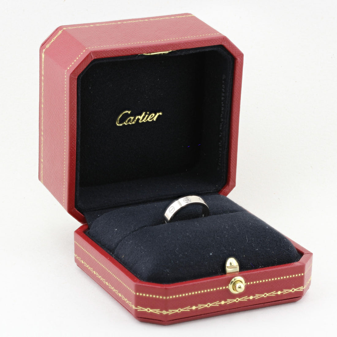 Cartier White Gold SM Love Ring - Size 48