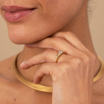 Antique Diamond Five Stone Ring