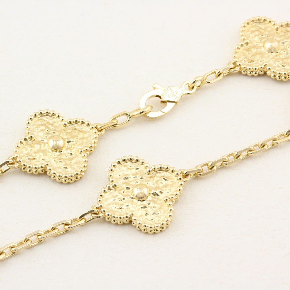 Van Cleef and Arpels Alhambra Yellow Gold Bracelet