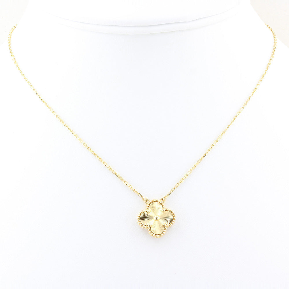 Van Cleef and Arpels Alhambra Yellow Gold Necklace