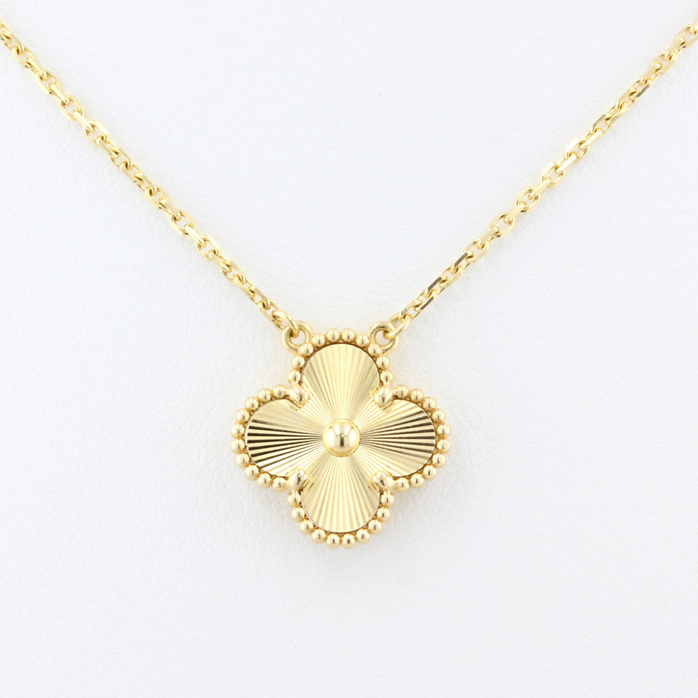 Van Cleef and Arpels Alhambra Yellow Gold Necklace